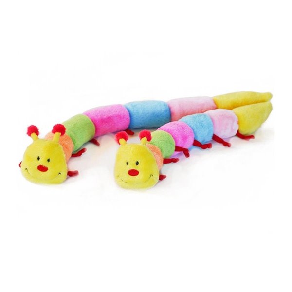 Zippy Paws Caterpillar Plush Dog Toy Deluxe 2738-D